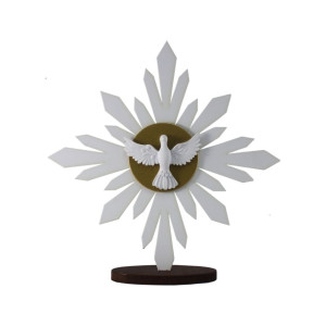 ENFEITE DE MESA RECORTADO ESPÍRITO SANTO G 22,5X22