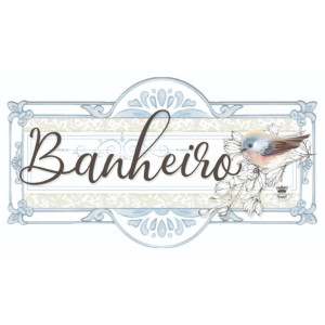 QUADRO BANHEIRO PASSARINHO 15,5X27,5