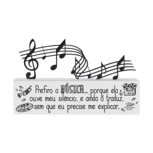 MADEIRINHA MÚSICA PREFIRO A MÚSICA... 11X18,5