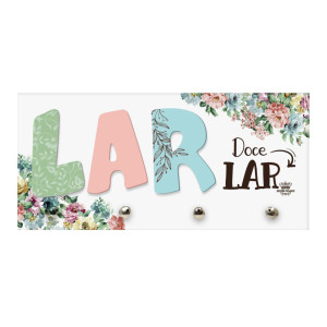 PORTA-CHAVE LAR DOCE LAR 12X26