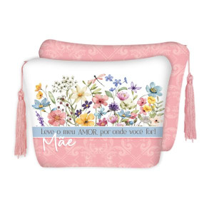 NECESSAIRE MÃE LEVE O MEU AMOR POR ONDE FOR 16X20