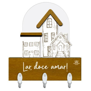 GANCHEIRA LAR DOCE AMOR... AURORA 1 20X16