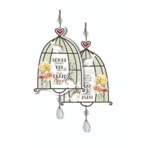 MÓBILE GAIOLA GRATIDÃO É NÃO ESQUECER DE LEVAR...17X13,5