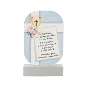 MADEIRINHA ORAÇÃO DA EUCARISTIA 20X12