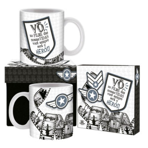 CANECA CERÂMICA BRANCA VÔ NO FILME DAS NOSSAS VIDAS