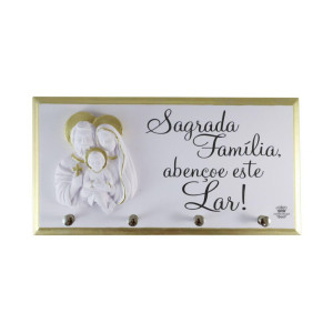 PORTA-CHAVE SAGRADA FAMÍLIA 13,5X26,5