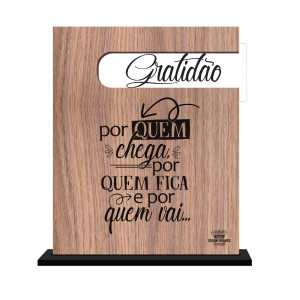 MADEIRINHA RECORTADA GRATIDÃO POR QUEM...MEMÓRIA 16X15