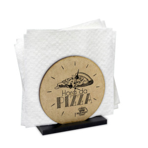PORTA-GUARDANAPO HORA DA PIZZA 9X8,5X5