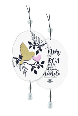 MÓBILE COM APLIQUE O AMOR...14X9,5