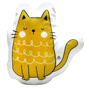 ALMOFADA GATO CARAMELO... PET CORAÇÃO 1 36X27