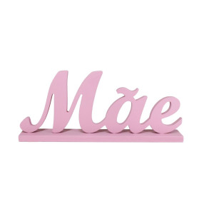 PALAVRA DE MESA MÃE ROSA 13,5X33,5
