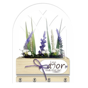PORTA-CHAVE COM FLOREIRA E APLIQUE LEVE AMOR ONDE...24X18X4