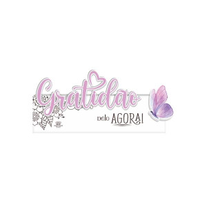 MADEIRINHA GRATIDÃO PELO AGORA 9X19,5X3