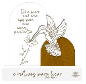 ENFEITE DE MESA DÊ A QUEM VOCÊ AMA... AURORA 1 17,5X14