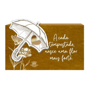 PLACA DE MESA A CADA TEMPESTADE... AURORA 1 9X14