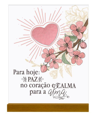 ENFEITE DE MESA COM APLIQUE CORAÇÃO PARA HOJE...CEREJEIRA 15X11