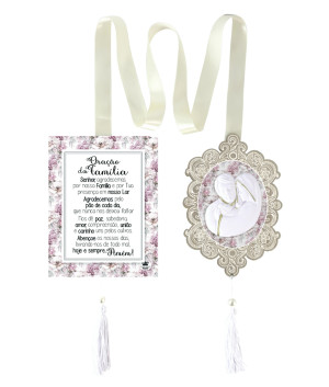 ESCAPULÁRIO DE PORTA ORAÇÃO DA FAMÍLIA 18X14