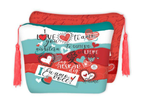 NECESSAIRE I LOVE YOU, TI AMO 16X20