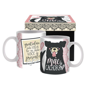 CANECA CERÂMICA MÃE DE CACHORRO 