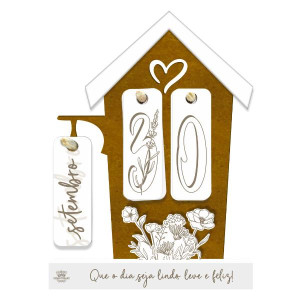 CALENDÁRIO PERMANENTE QUE O DIA SEJA LINDO... AURORA 1 24X17X4,5