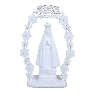 CAPELA REC. NOSSA SRA APARECIDA COM PÉROLAS 22X16