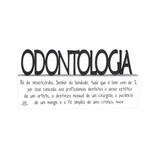 MADEIRINHA PROFISSÕES ODONTOLOGIA 9X18,5