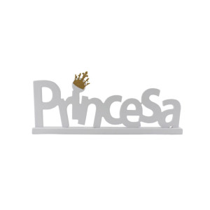 PALAVRA DE MESA PRINCESA BRANCA 9X24,5