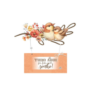 MÓBILE DE PAREDE TUDO AQUI JÁ FOI...PASSARINHO 21X20