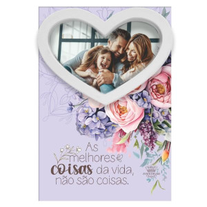 PORTA-RETRATO DE MESA AS MELHORES COISAS...15,5X10,5