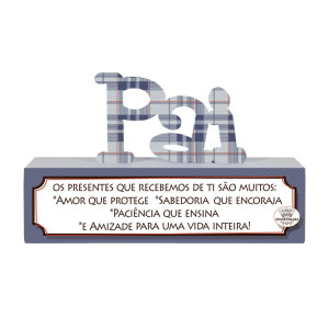 MADEIRINHA PAI OS PRESENTES QUE RECEBEMOS...11,5X18,5