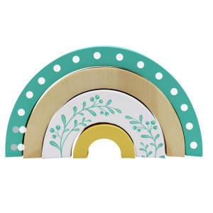 ENFEITE DE MESA ARCO IRIS...ZOO 10X18