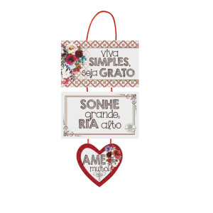 MÓBILE DE PAREDE VIVA SIMPLES SEJA GRATO...CACTOS 26X13,5