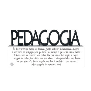 MADEIRINHA PROFISSÕES PEDAGOGIA 9X18,5