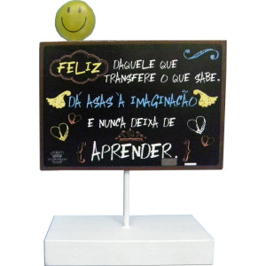 MADEIRINHA RECADO PROFESSOR 13,5X12