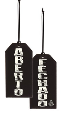 TAG ABERTO/FECHADO... RETRÔ 17X9