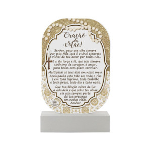 MADEIRINHA ORAÇÃO DA MÃE 20X12