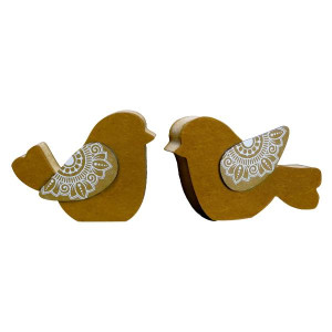 ENFEITE CASAL DE PÁSSARO... AURORA 1 7,5X21X2,5