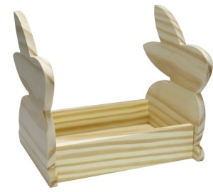 CAIXA NINHO COELHOS 20,5X22X18