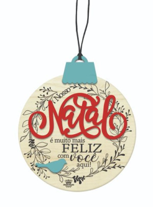 QUADRO COM APLIQUE NOSSO NATAL É MUITO MAIS FELIZ...19X17