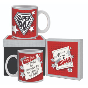 CANECA CERÂMICA SUPER PAI 