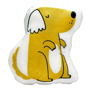 ALMOFADA CACHORRO CARAMELO... PET CORAÇÃO 1 36X27