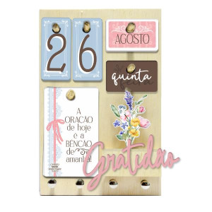 CALENDÁRIO PERMANENTE GRATIDÃO 23X15