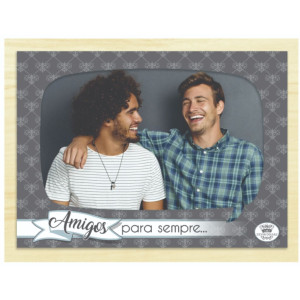 PORTA-RETRATO RECORTADO AMIGOS COMO SEMPRE...15X20