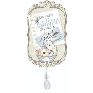 MÓBILE DE PAREDE DE TODOS OS INGREDIENTES DA VIDA...25X15