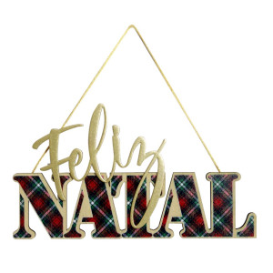 MÓBILE DE PAREDE FELIZ NATAL 14X25