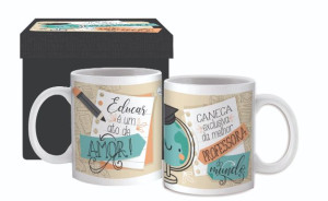 CANECA CERÂMICA CANECA EXCLUSIVA DA MELHOR PROFESSORA