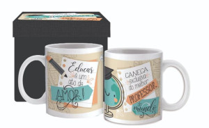 CANECA CERÂMICA CANECA EXCLUSIVA DO MELHOR PROFESSOR DO MUNDO