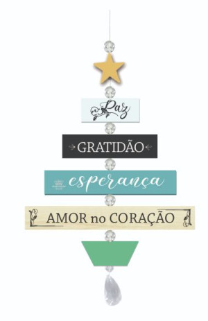 MÓBILE DE PAREDE COM PÉROLAS PAZ, GRATIDÃO...23X18