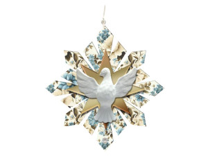 MÓBILE DE PAREDE ESPIRITO SANTO FLORAL 19X18