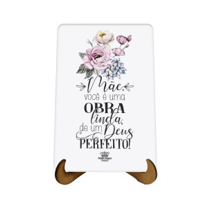QUADRO COM EXPOSITOR MÃE VOCÊ É UMA OBRA LINDA...BRISA 18X12